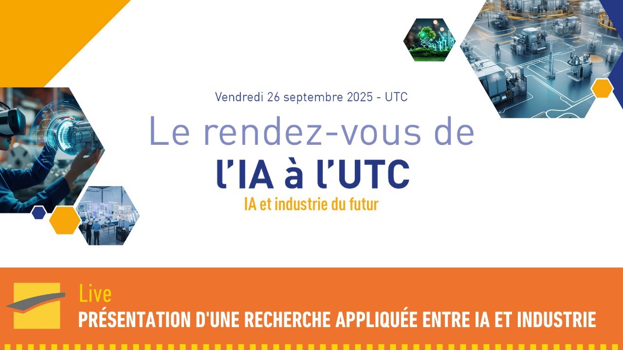 Le RDV de l'IA - Présentation d'une recherche appliquée entre IA et industrie
