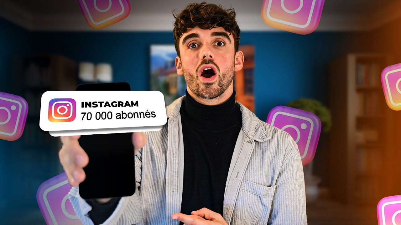 Comment passer de 0 à 70 000 abonnés sur Instagram : LE GUIDE COMPLET 2026