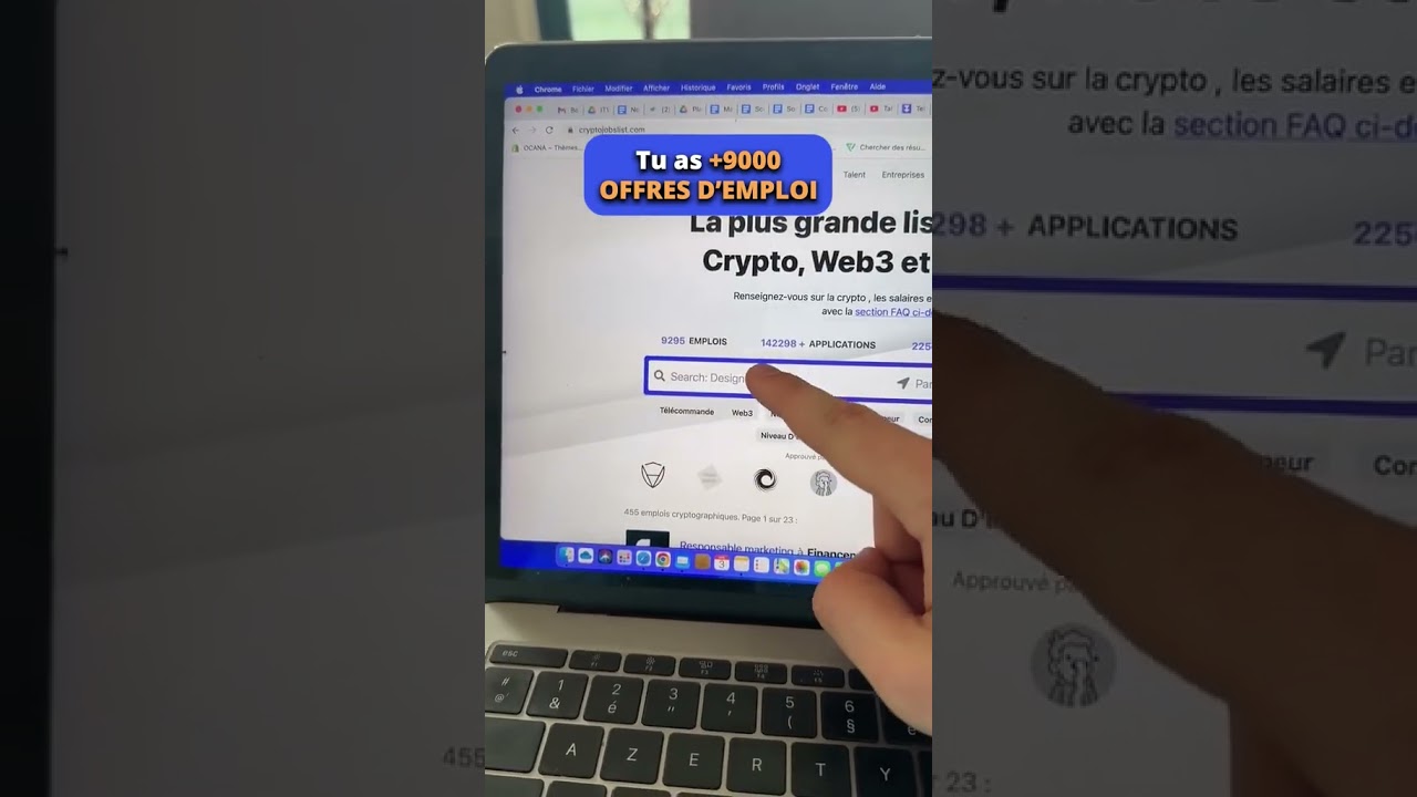 Trouver un job super bien payé à distance dans le web 3 😱🚀#astuce #astuces