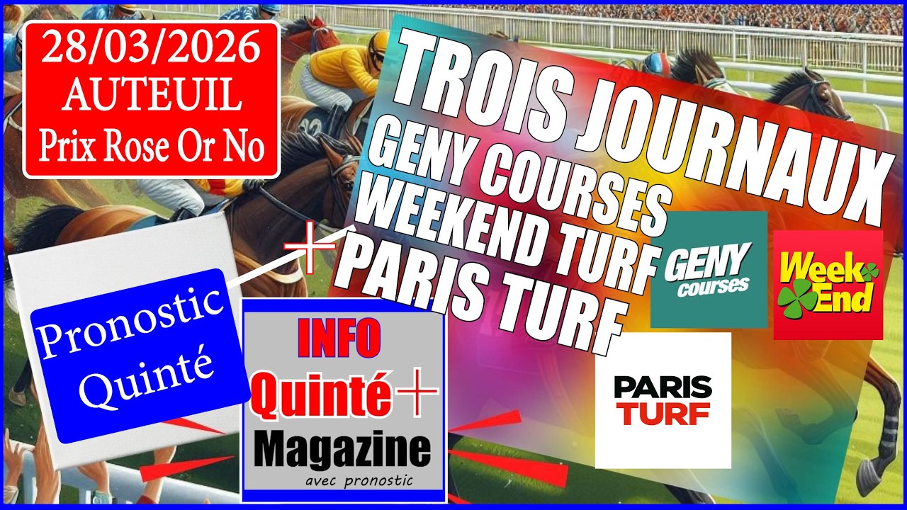 PRIX ROSE OR NO – Auteuil | Informations et pronostics du 28 mars 2026