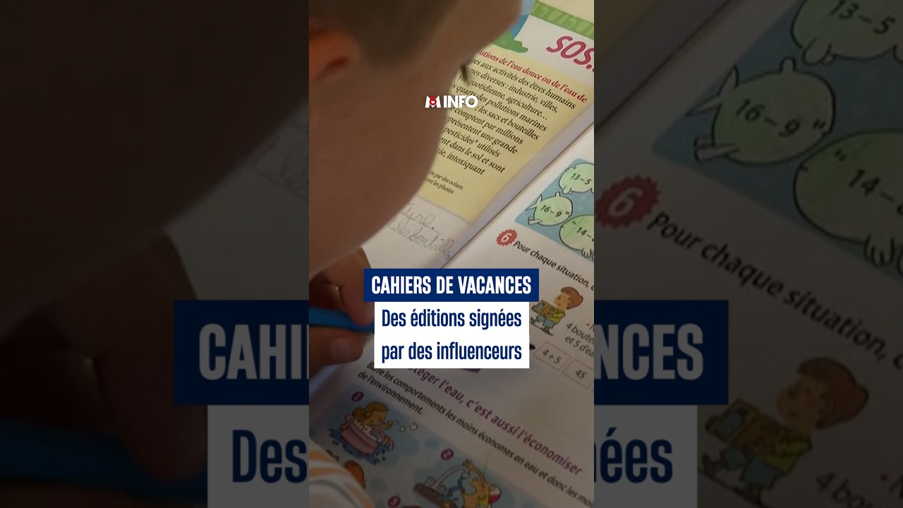 Cahiers de vacances : des éditions signées par des influenceurs