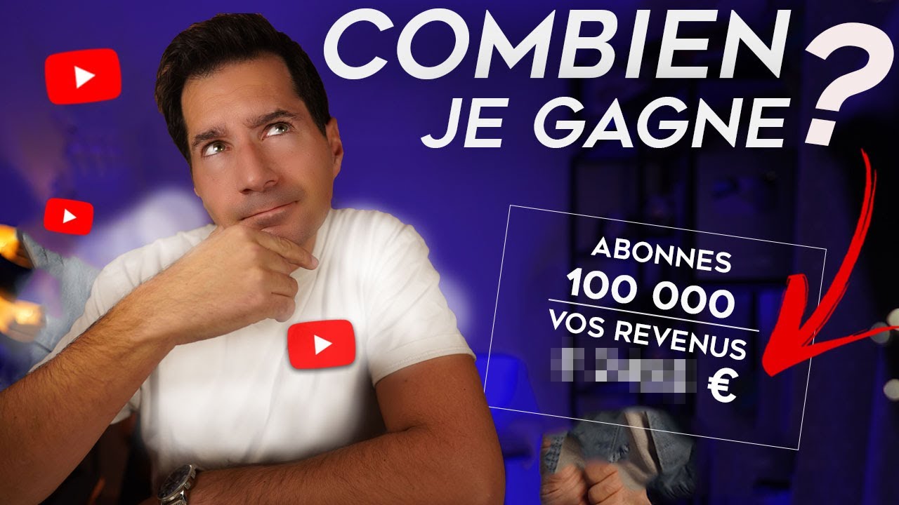 💰MON REVENU YOUTUBE AVEC 100.000 ABONNÉS ?!? JE TE DIS TOUT!