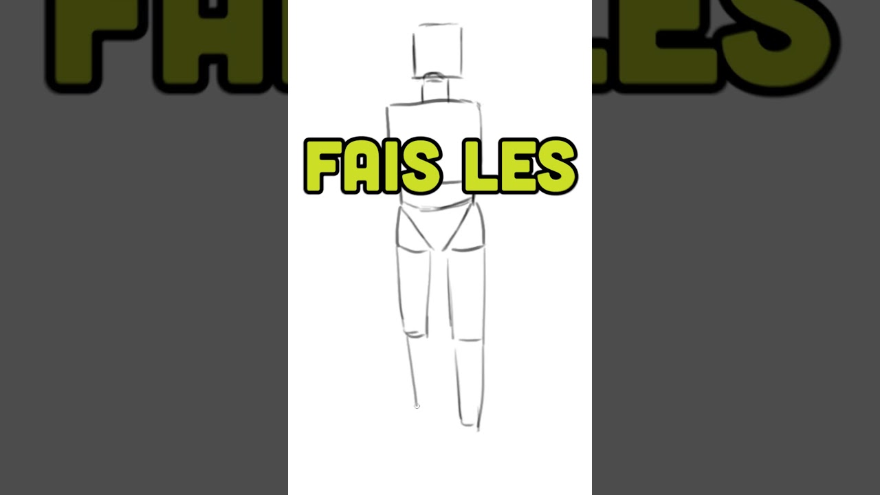 Comment dessiner n'importe quel perso ?  #dessin #art #defi #anime #manga #tutorial