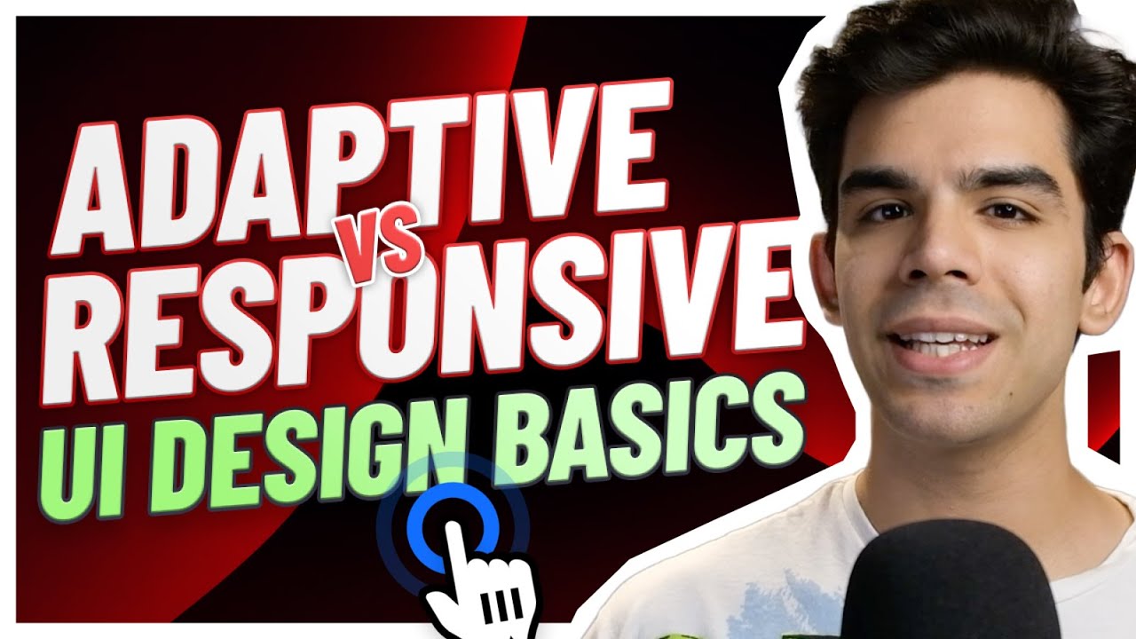 3 BIG Mistakes UI Designers make - Adaptive vs Responsive UI Design - UX Design Basics - Ansh Mehra