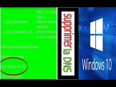 Win 10: Comment Purger la cache DNS et vider les traces de navigation
