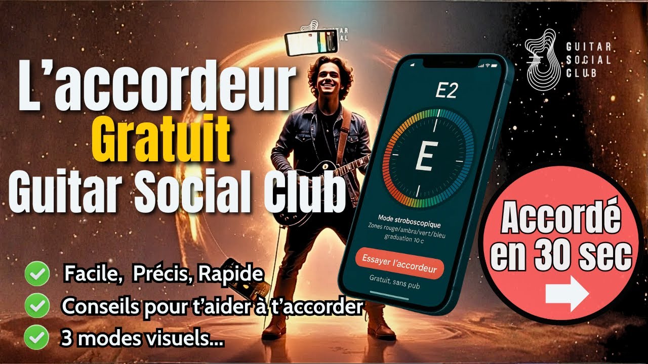 ACCORDEUR EN LIGNE GRATUIT MODE D EMPLOI Guitar Social Club