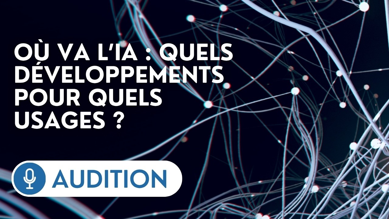 🔴 Échanges sur le thème : "Où va l’IA : quels développements pour quels usages ?"