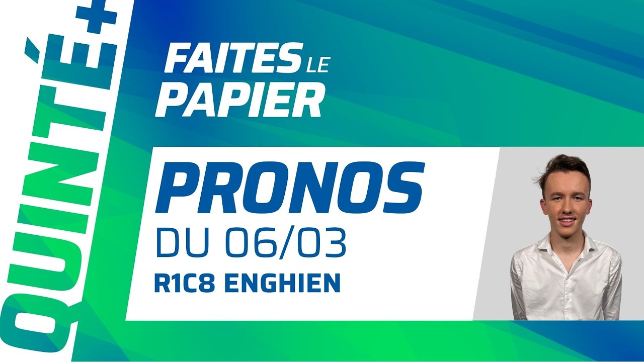 PRONOSTICS QUINTÉ+ DU VENDREDI 6 MARS À ENGHIEN : JACOMO BELLO, LE FAVORI TOUT INDIQUÉ